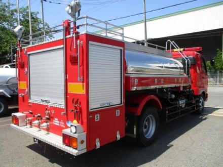 増々トン　消防車（高圧洗浄・放水タンク車）