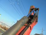 増トン　３軸車　２デフ　ユニパルクレーン付