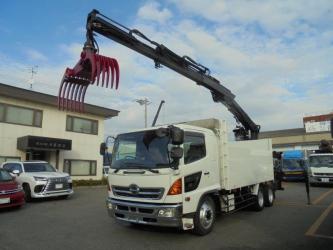 増トン　３軸車　２デフ　ヒアブクレーン付