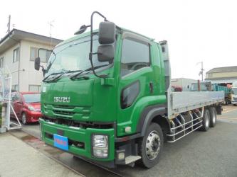 3軸車　2デフ　アルミブロック平ボデー