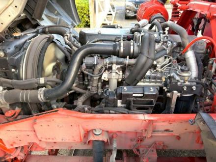 増トン　クレーン付アルミ平ボデー