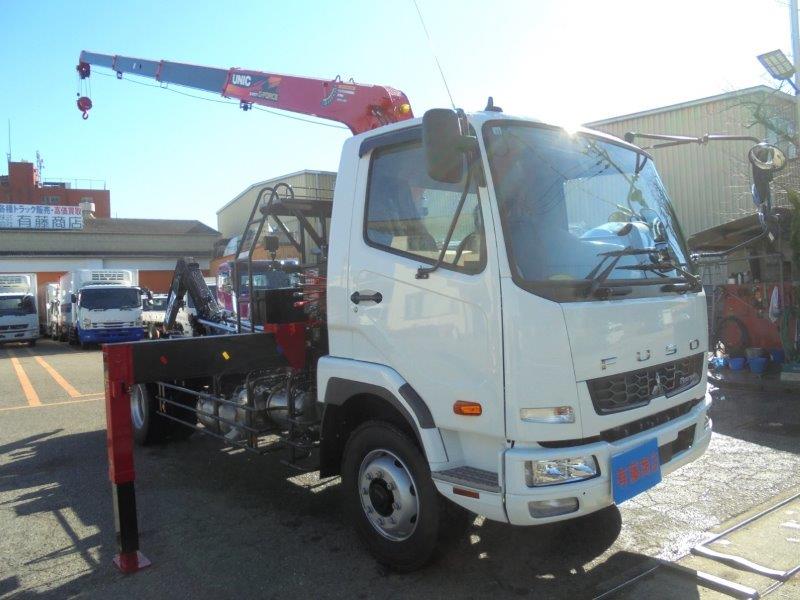 増々トン　クレーン付アームロール　未使用車