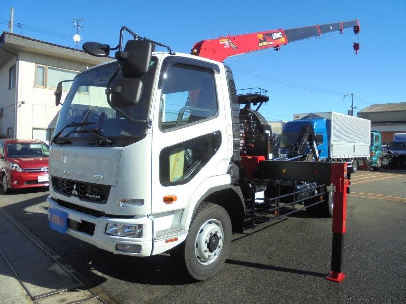 増々トン　クレーン付アームロール　未使用車