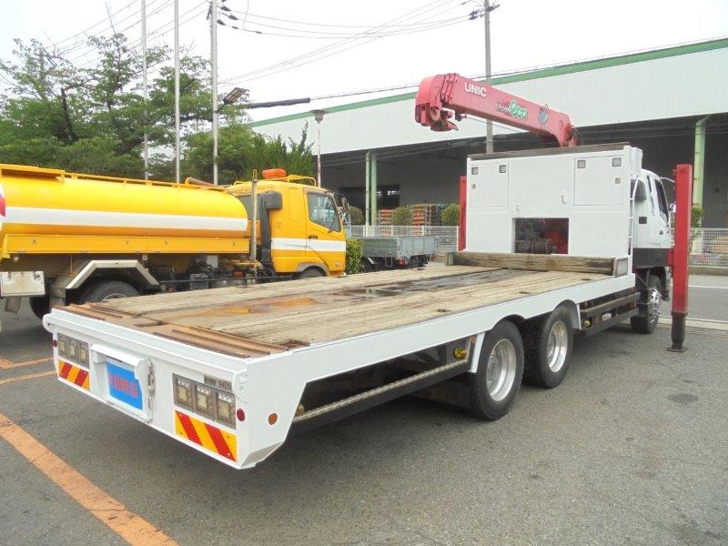 ３軸車　２デフ　セルフクレーン