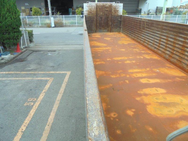 25t仕様　3軸高床　スクラップ積みボデー