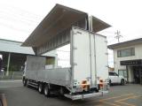 25ｔ仕様　４軸低床　格納ゲート付　アルミウイング