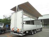 25ｔ仕様　４軸低床　格納ゲート付　アルミウイング