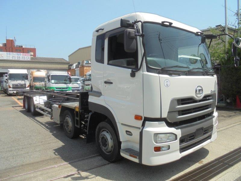 25t仕様　4軸低床　コンテナ車