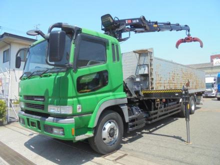 25t仕様　３軸高床　２デフ　ヒアブ付スクラップボデー