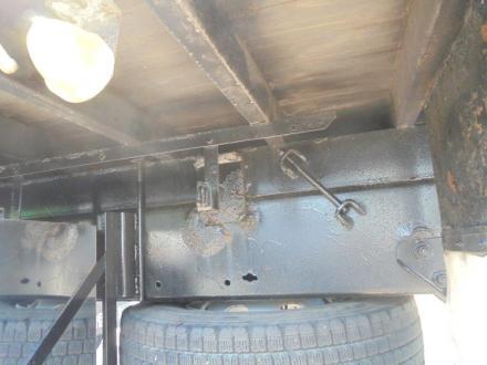 25t仕様　３軸高床　２デフ　ヒアブ付スクラップボデー