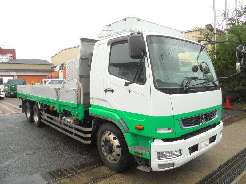 ３軸車　２デフ　アルミブロック平ボデー
