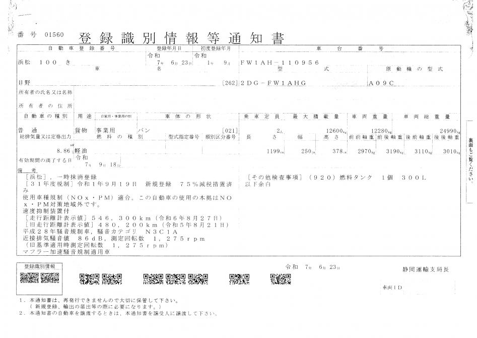 25ｔ仕様　４軸低床　格納ゲート付　アルミウイング