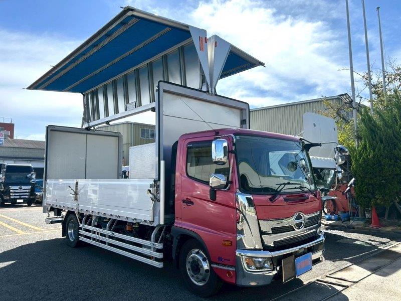 増々トン　ワイド　格納ゲート付　アルミウイング