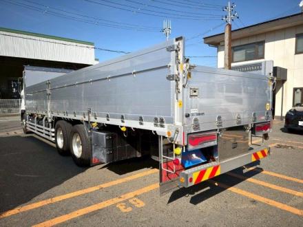 ２５t仕様　３軸高床　アルミブロック平ボデー