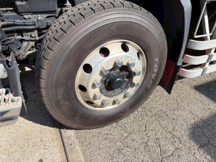 ２５t仕様　３軸高床　アルミブロック平ボデー