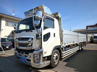 ２５t仕様　３軸高床　アルミブロック平ボデー