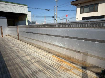 ２５t仕様　３軸高床　アルミブロック平ボデー