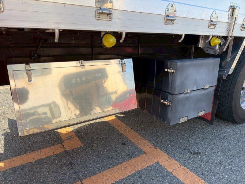 ２５t仕様　３軸高床　アルミブロック平ボデー