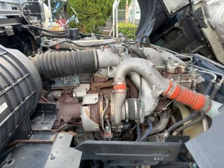 25t仕様　３軸高床　アルミブロック平ボデー