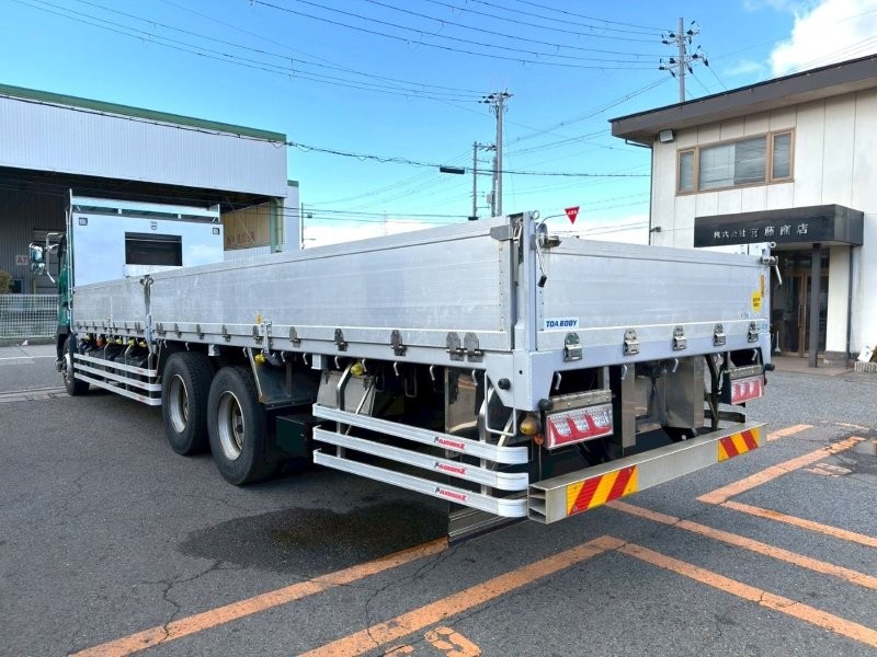 25t仕様　３軸高床　アルミブロック平ボデー