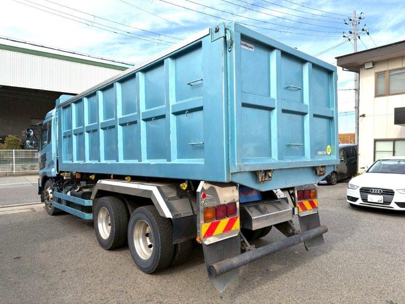 ３軸車　２デフ　深ダンプ　ステンレスボデー