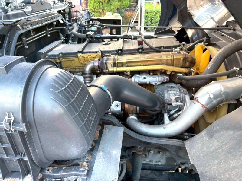 25t仕様　2デフ　スクラップ積み平ボデー