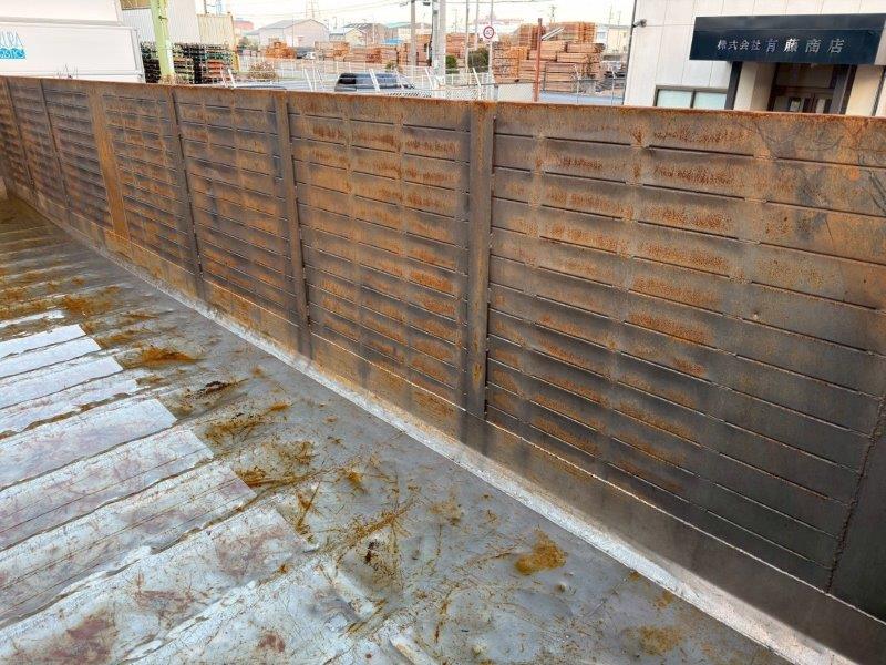 25t仕様　2デフ　スクラップ積み平ボデー