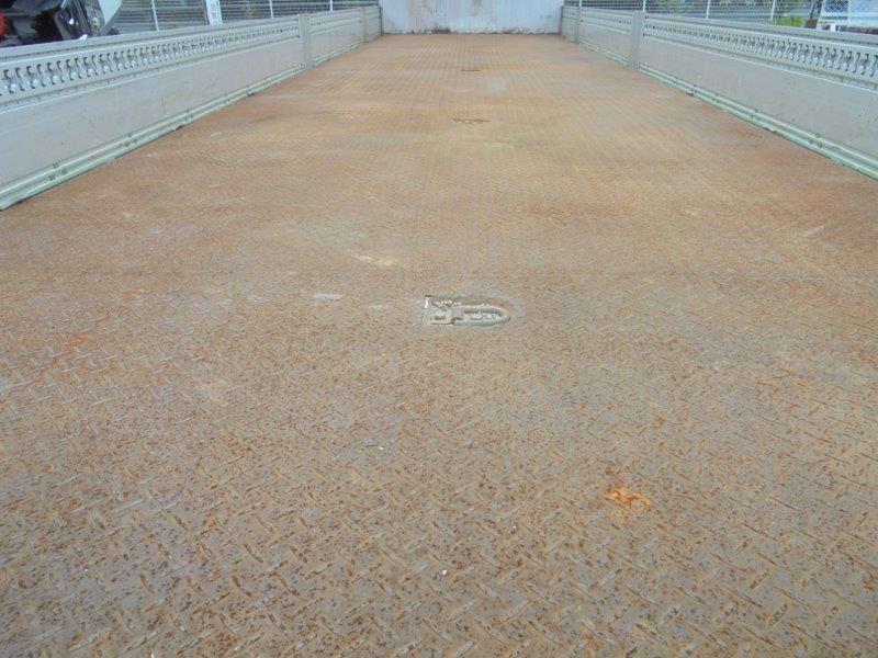 25t仕様　４軸低床　アルミブロック平ボデー