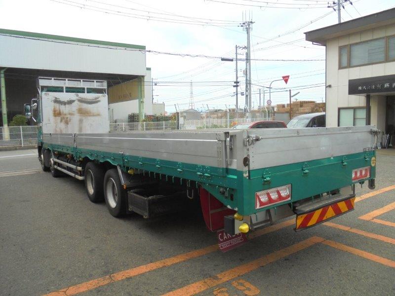 25t仕様　４軸低床　アルミブロック平ボデー