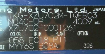 デュトロ　タンク車　ＦＲＰタンク