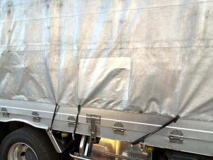 25t仕様　4軸低床　アルミ平