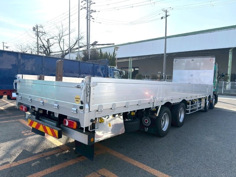 25t仕様　4軸低床　アルミブロック平ボデー