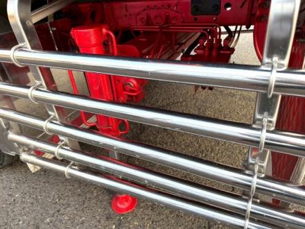 増トン　クレーン付アルミ平ボデー