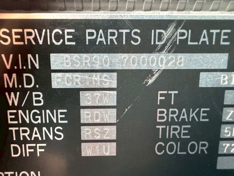 増トン　クレーン付アルミ平ボデー