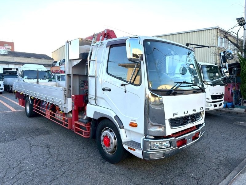 増々トン　クレーン付アルミ平ボデー