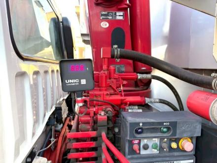 増々トン　クレーン付アルミ平ボデー