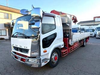 増々トン　クレーン付アルミ平ボデー