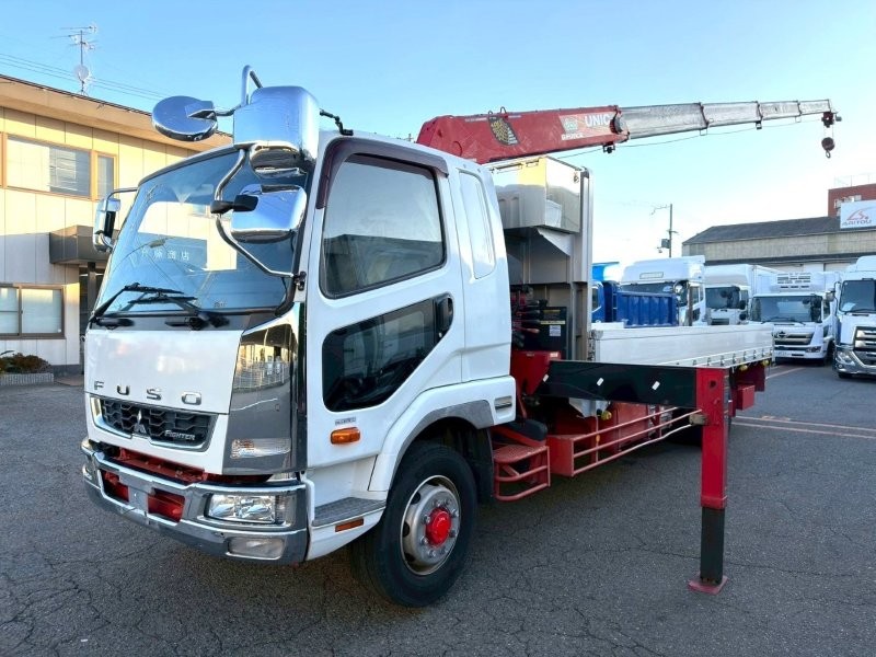 増々トン　クレーン付アルミ平ボデー