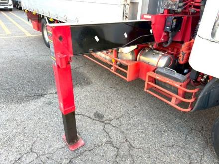 増々トン　クレーン付アルミ平ボデー