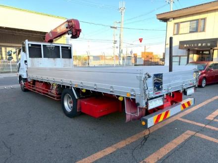 増々トン　クレーン付アルミ平ボデー