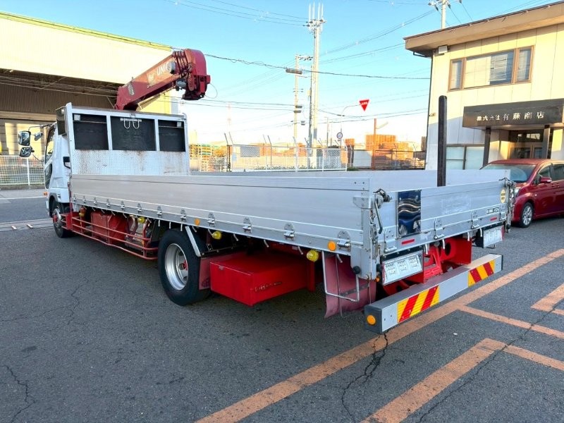 増々トン　クレーン付アルミ平ボデー