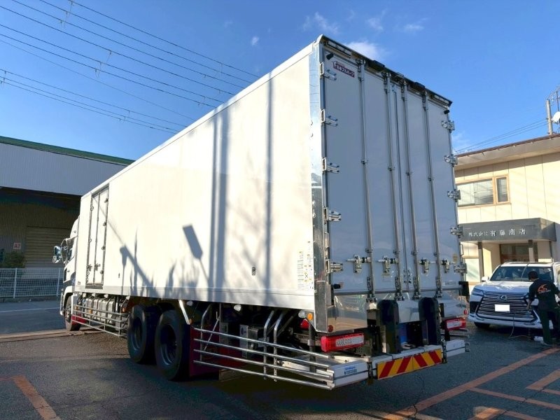 ２５t仕様　格納ゲート付　冷凍バン　ハイルーフ
