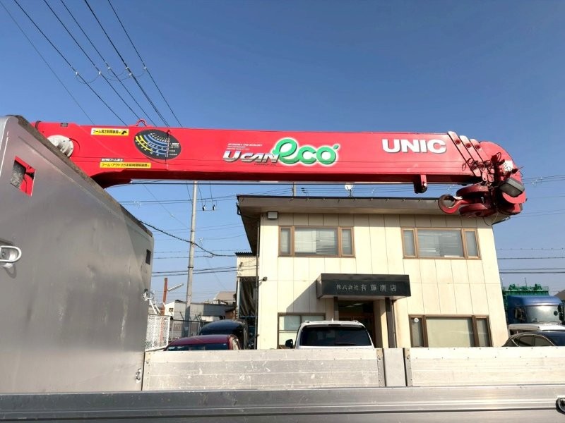 増々トン　クレーン付アルミ平ボデー