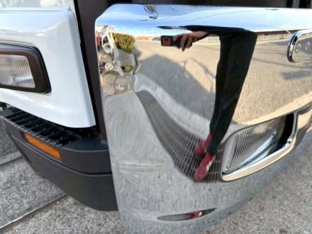 増々トン　クレーン付アルミ平ボデー