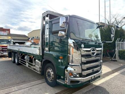 22t仕様　3軸高床　アルミブロック平ボデー