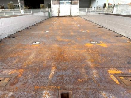 22t仕様　3軸高床　アルミブロック平ボデー