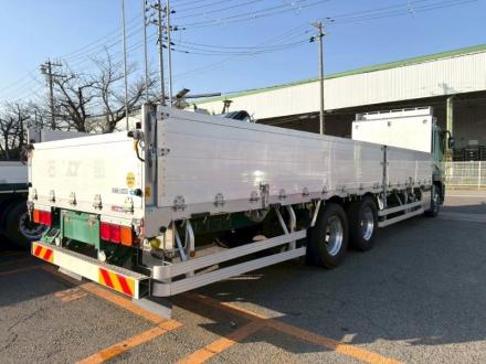 25t仕様　３軸高床　アルミブロック平ボデー