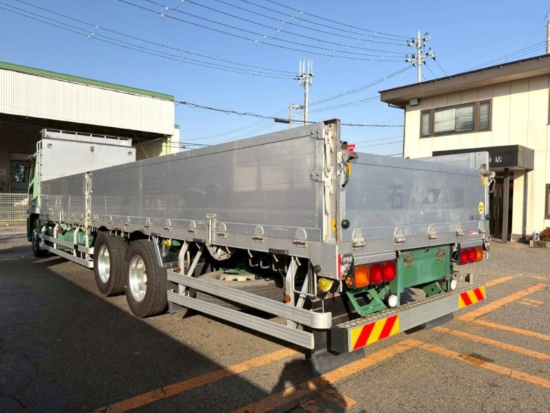 25t仕様　３軸高床　アルミブロック平ボデー