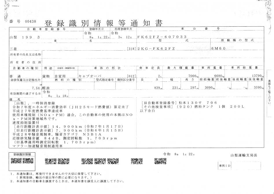 増々トン　スクラップ積みボデー