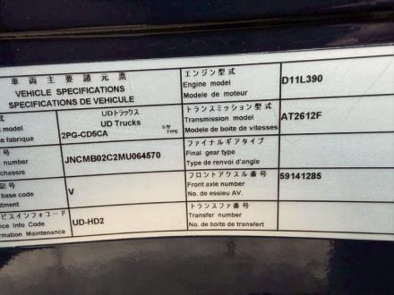 25t仕様　３軸高床　アルミウイング